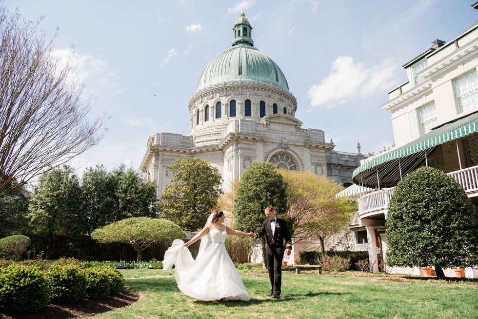 Superintendent's Garden Buchanan House US Naval Academy wedding