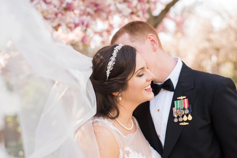 Buchanan House Superintendent's Garden magnolia wedding photos