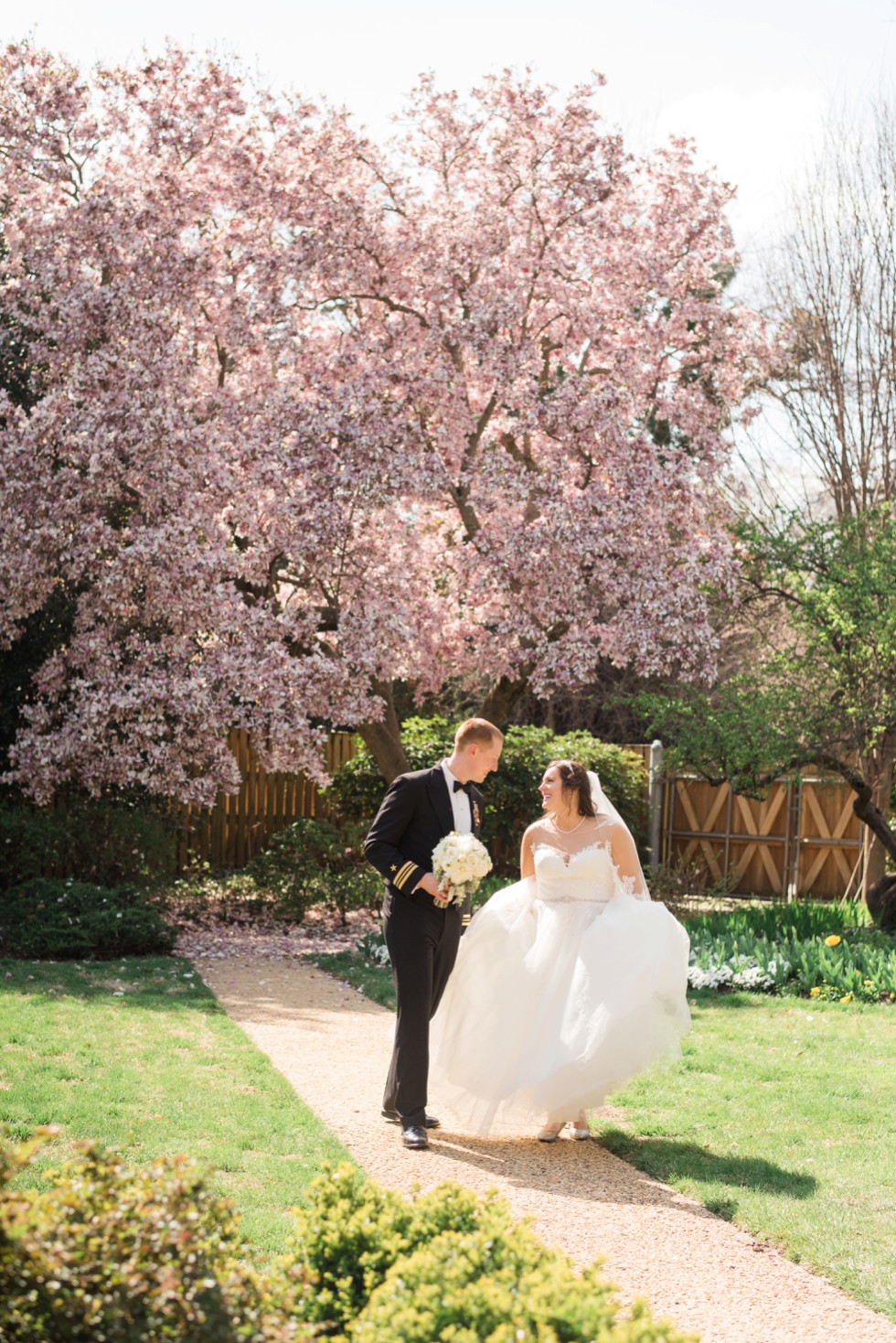 Superintendent's Garden Buchanan House US Naval Academy wedding