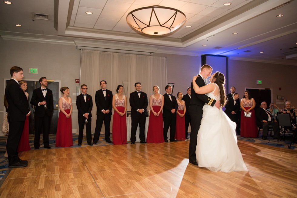 DoubleTree by Hilton military wedding