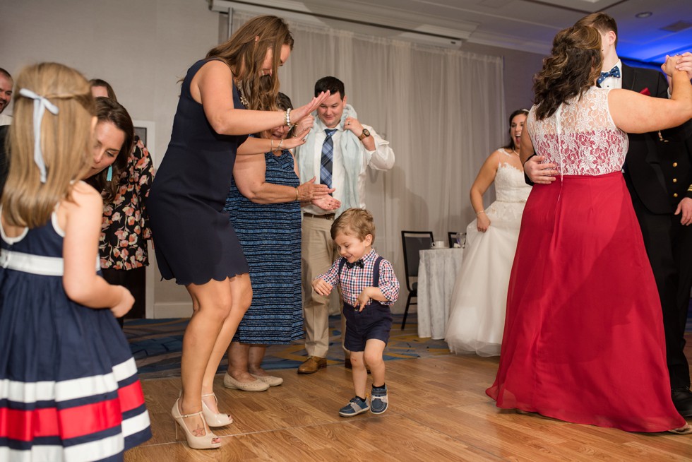 Hilton Annapolis military wedding reception