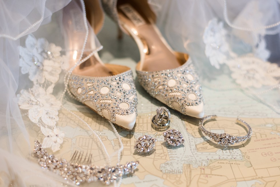 Badgely Mischka bridal shoes