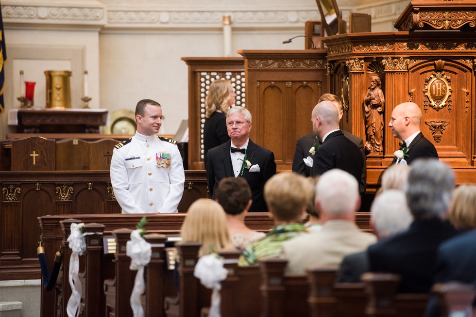 US Naval Academy Chapel wedding