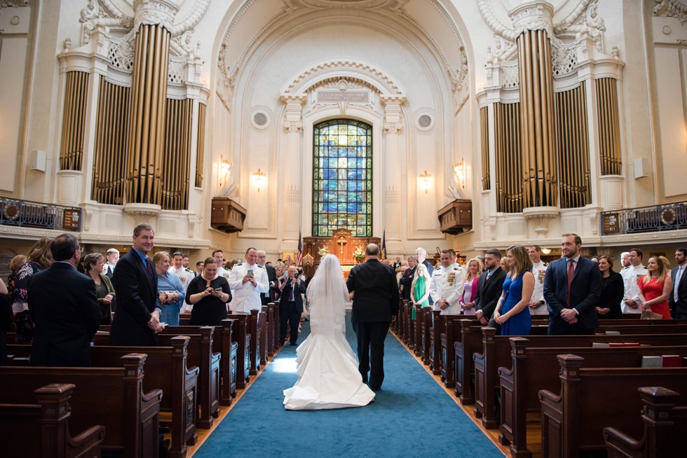 US Naval Academy Chapel wedding