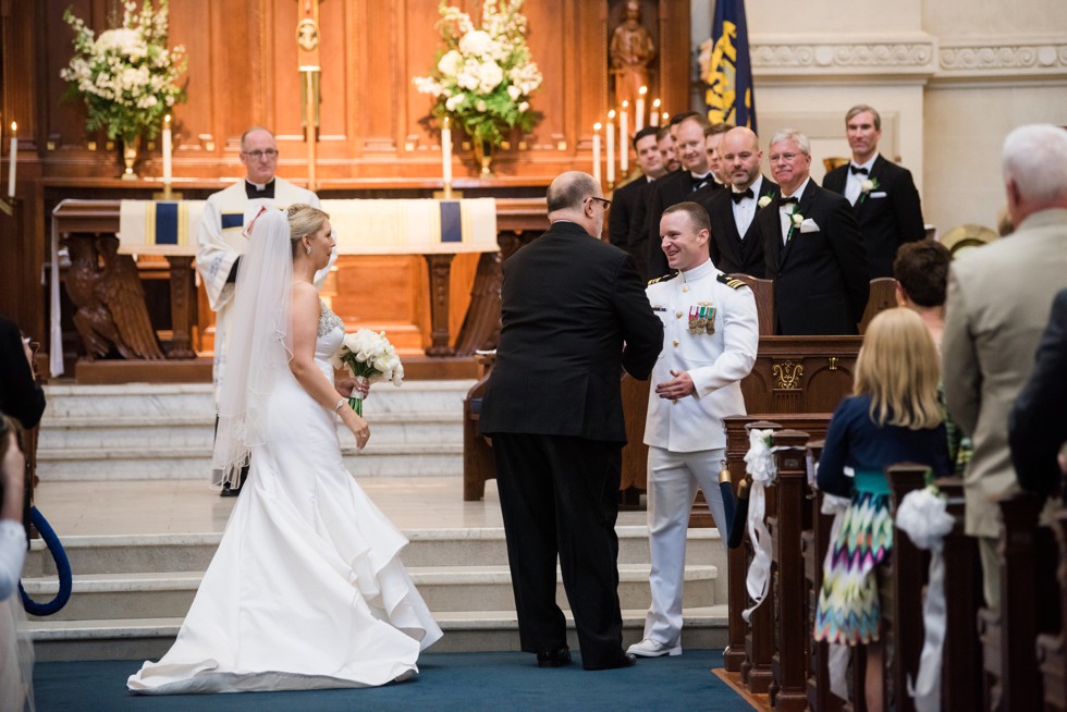 US Naval Academy Chapel wedding