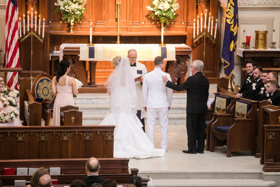 US Naval Academy Chapel wedding