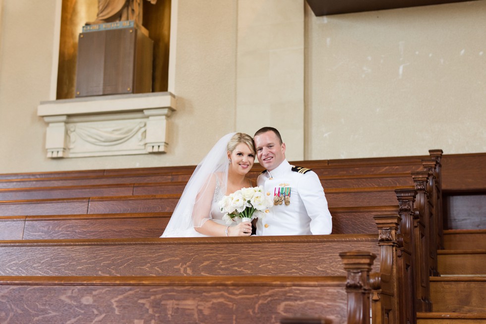 upstairs at US Naval Academy Chapel