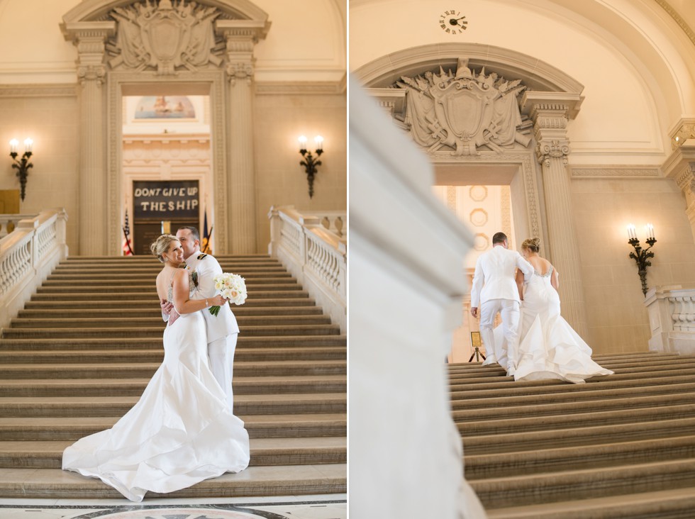 USNA Memorial Hall epic wedding photos