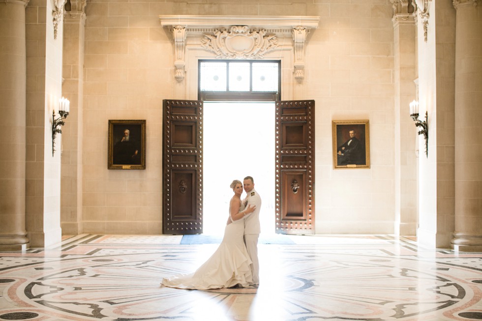 USNA Bancroft Hall epic wedding photos