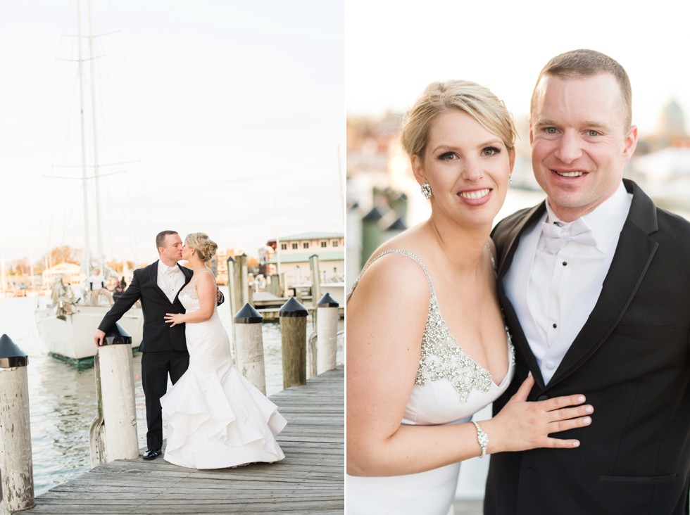 Annapolis waterfront hotel wedding on Woodwind Schooner