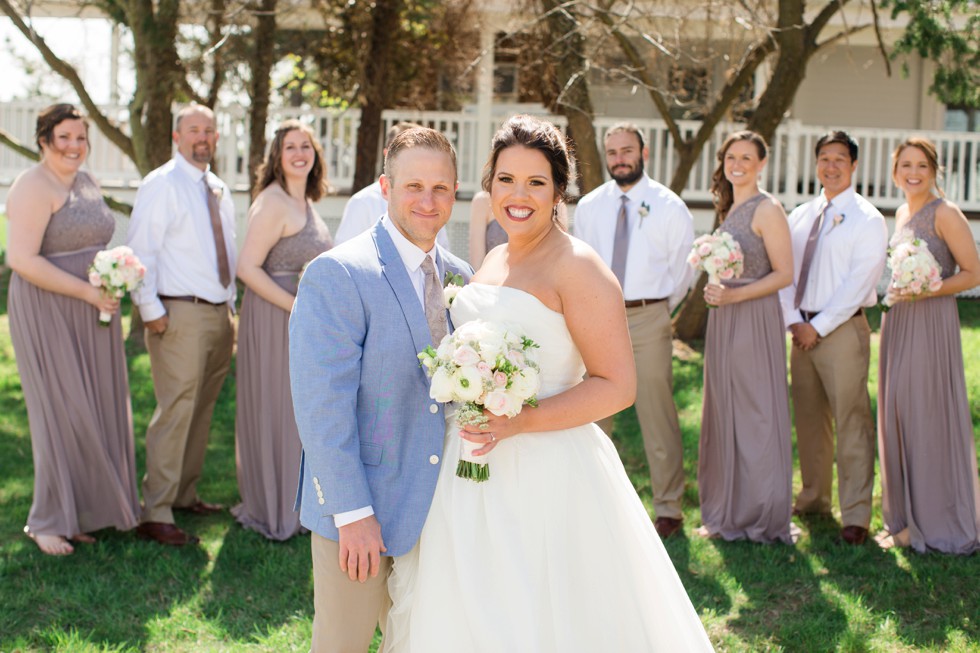 Celebrations at the Bay wedding party photos