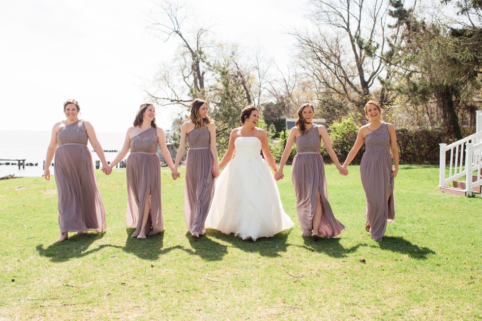 Celebrations at the Bay morning wedding party photos