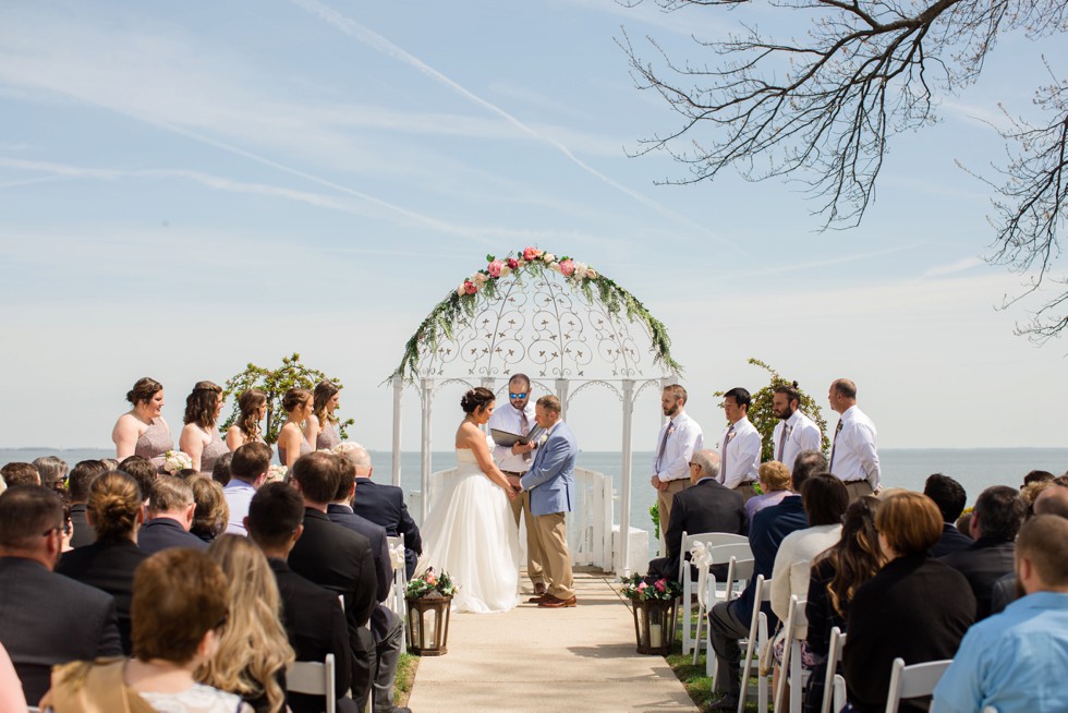 Celebrations at the Bay noon wedding ceremony