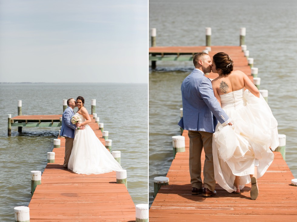 Celebrations at the Bay bride and groom portraits