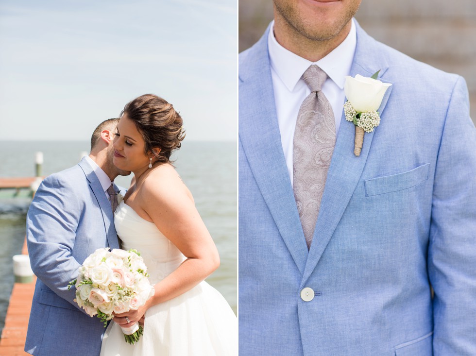 Celebrations at the Bay bride and groom portraits