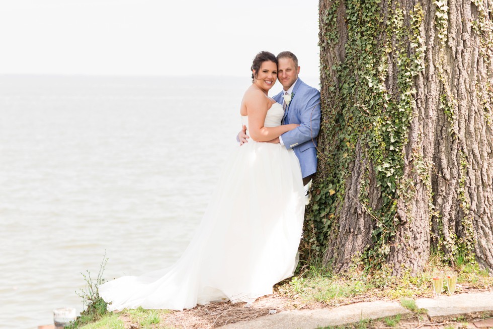 Celebrations at the Bay bride and groom