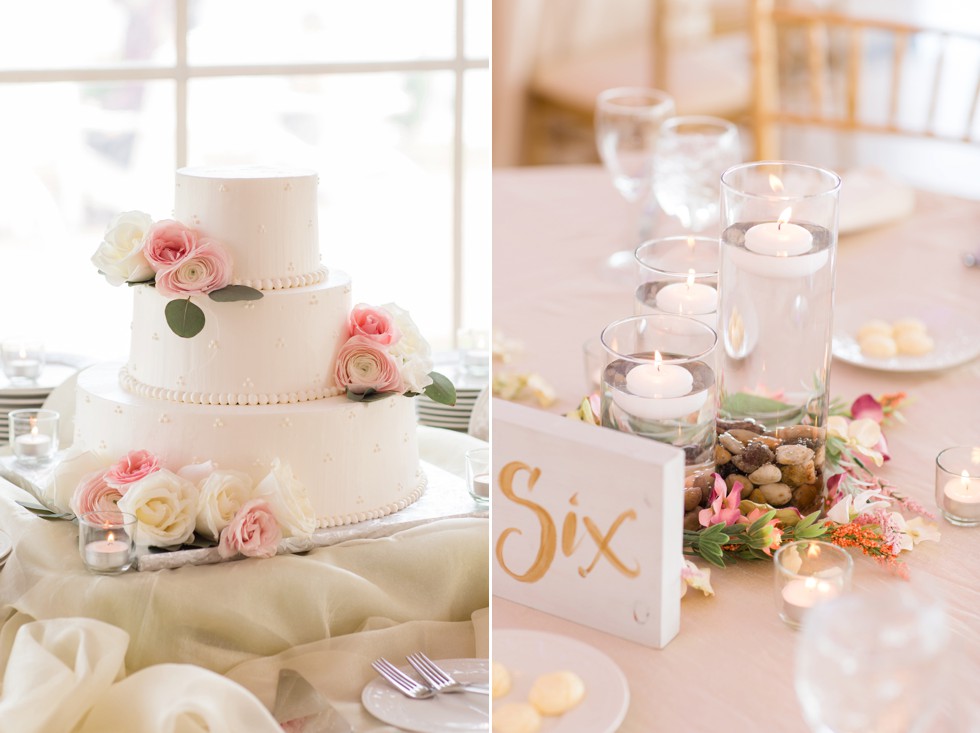 blush wedding decor