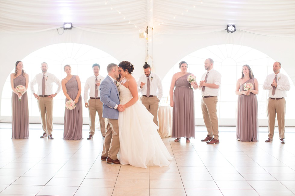 Celebrations at the Bay afternoon wedding reception