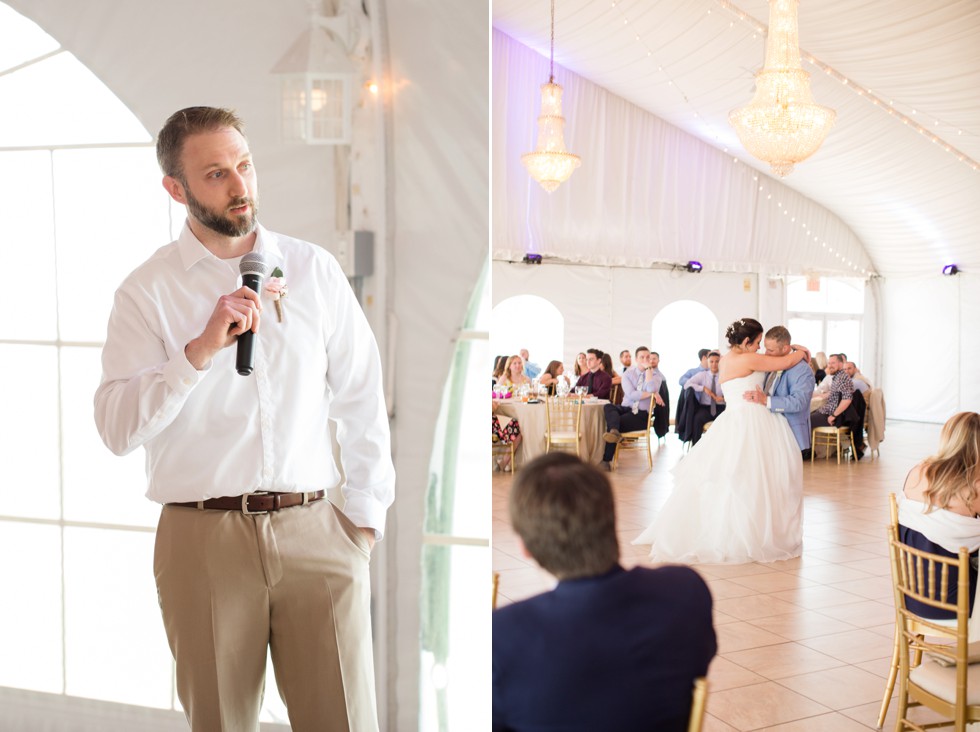 Celebrations at the Bay afternoon wedding reception