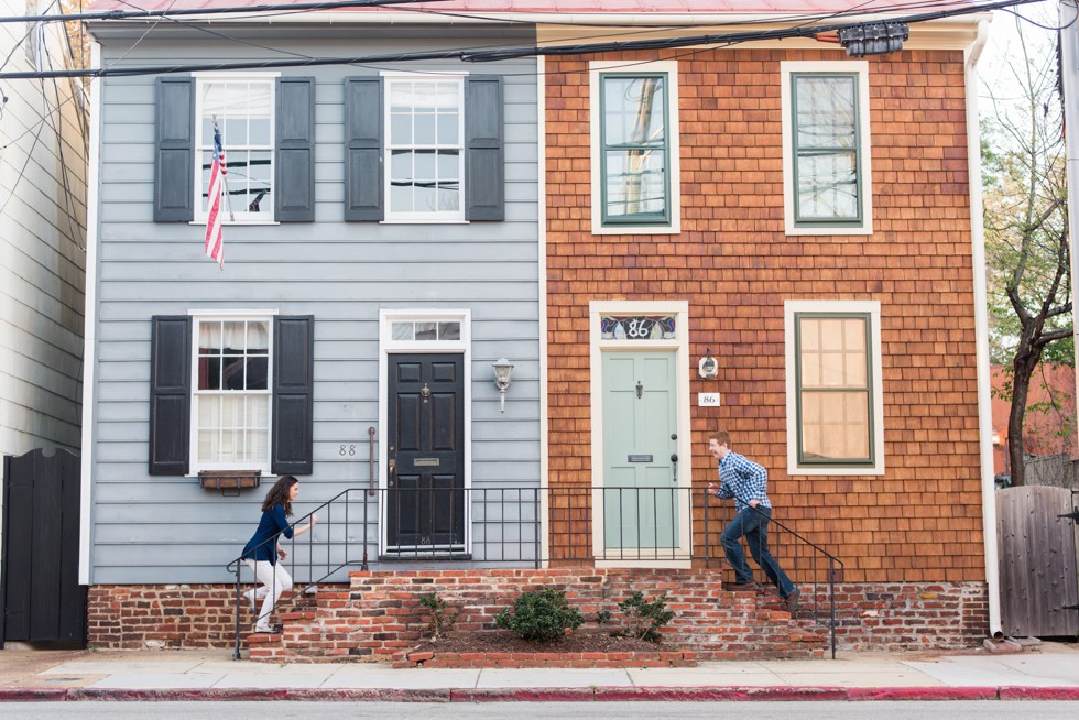 East Street Annapolis engagement photos