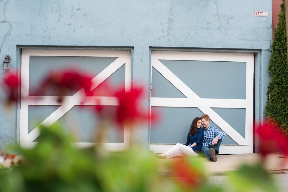 downtown Annapolis spring engagement