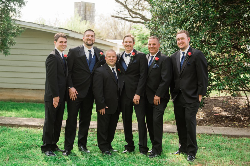 Historic Kent Manor Inn Spring wedding party