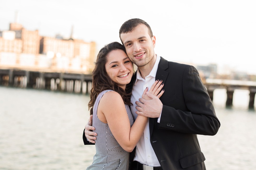 engagement photos on the water