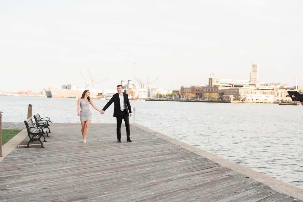 engagement photos on the water