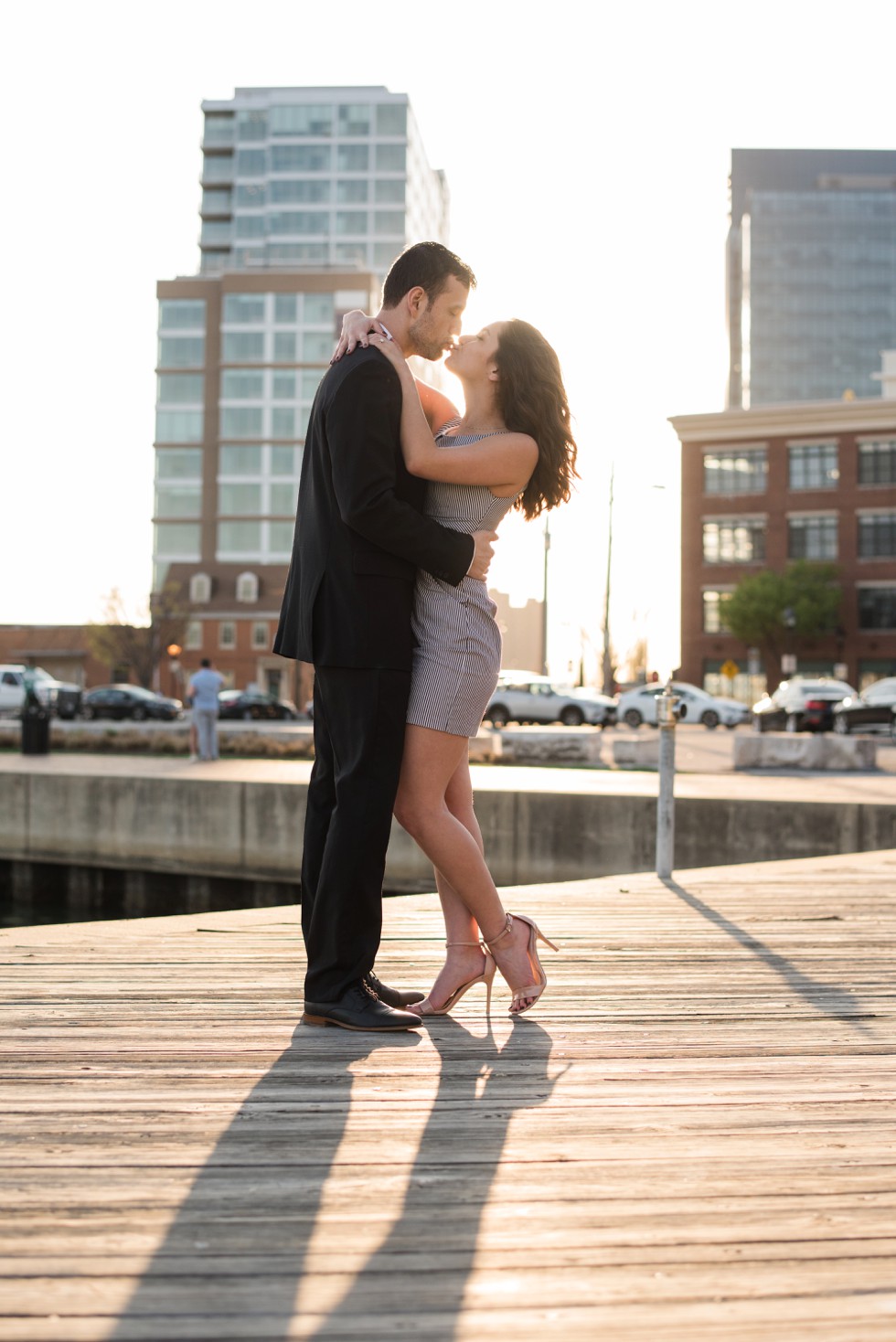 waterfront engagement photos