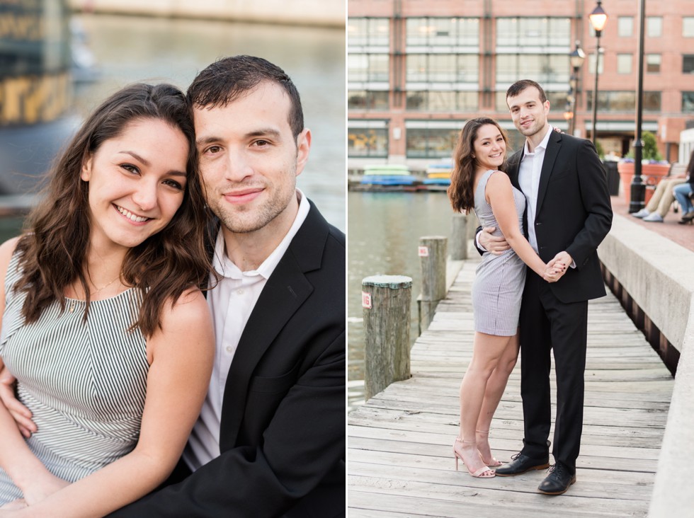 Fells Point engagement photos at Sagamore Pendry