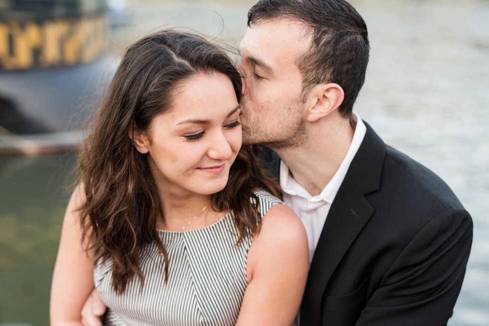 Fells Point engagement photos at Sagamore Pendry