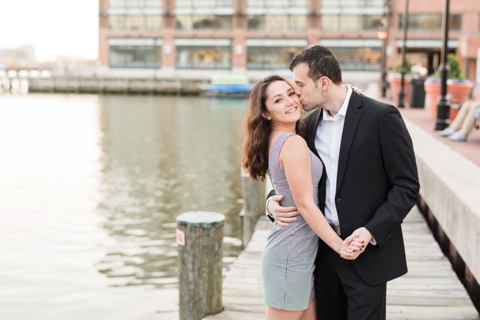 Fells Point engagement photos at Sagamore Pendry