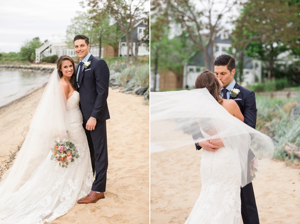 Cinco de Mayo Beach wedding couple