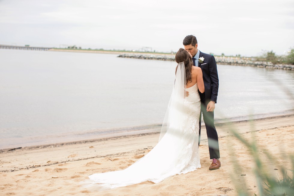 Chesapeake Bay beach wedding