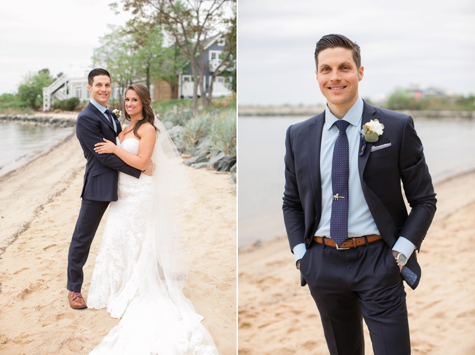 Chesapeake Bay beach wedding