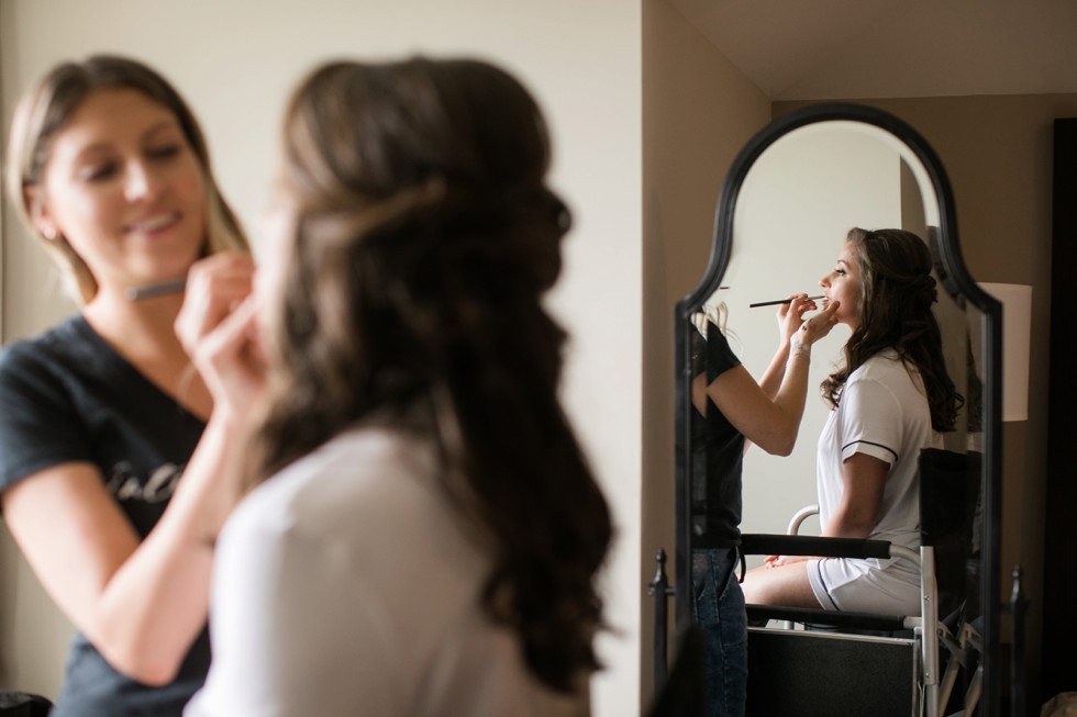 Vintage Veils Makeup and hair