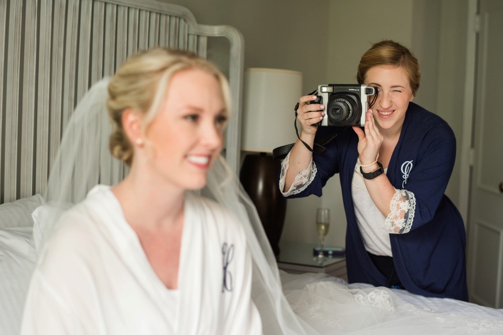 Tidewater inn bride getting ready