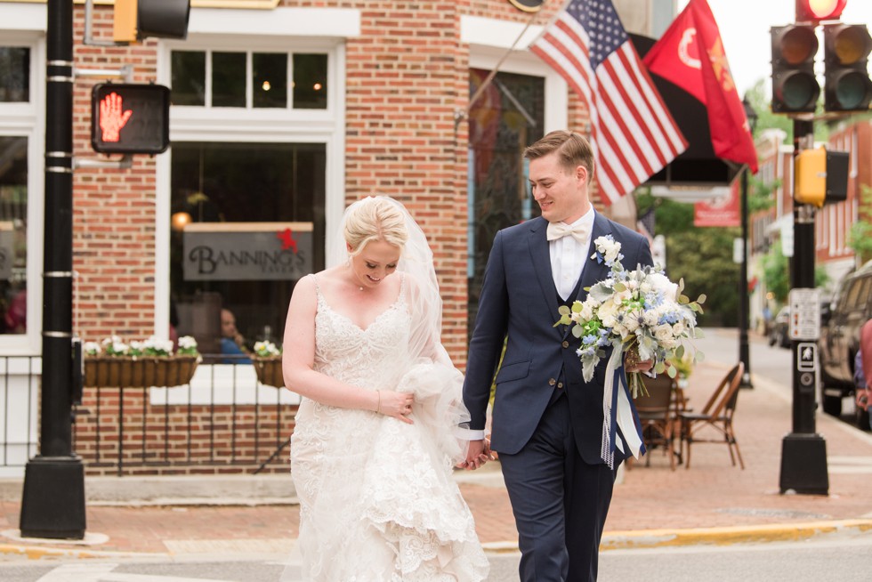 Downtown Easton Maryland Wedding photos