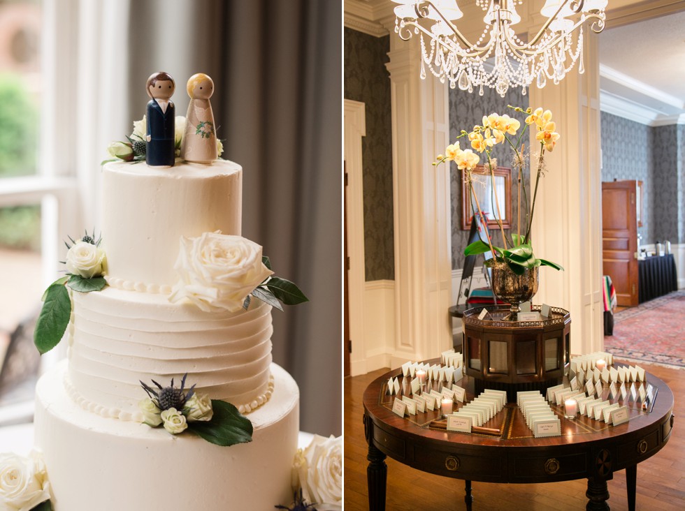 Julie Bakes The Tidewater Inn wedding cake