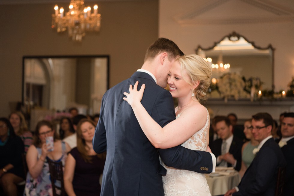 The Tidewater Inn Crystal Room first dance