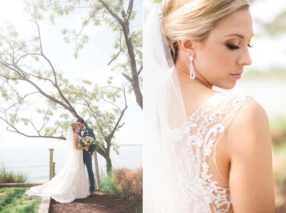 summer wedding on the bay