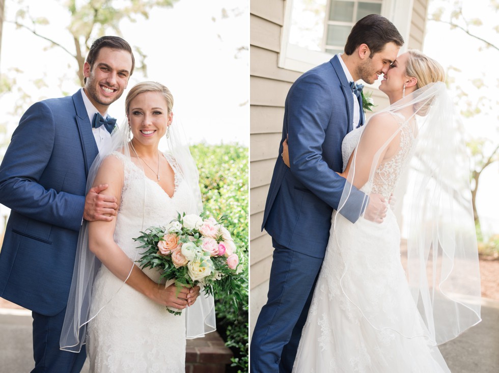 wedding photo of bride and groom