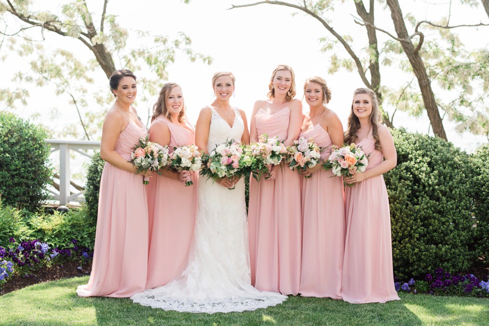 blush pink bridesmaid dress Weddington Way