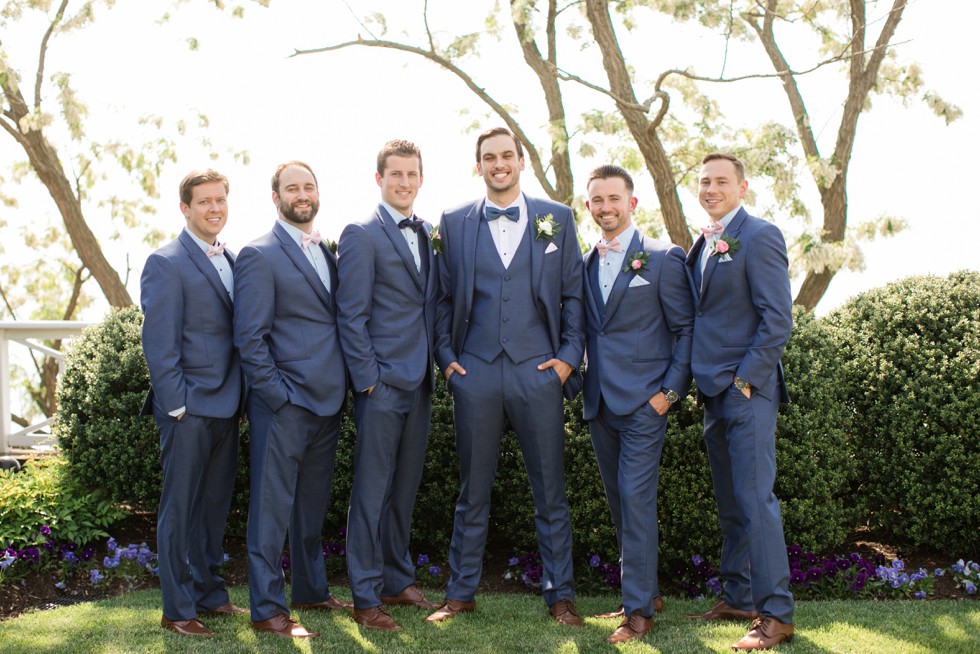 Capital Custom Clothier groom navy tux 