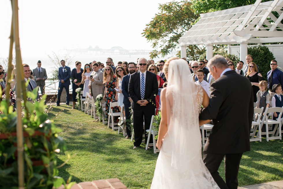 Beach House wedding ceremony