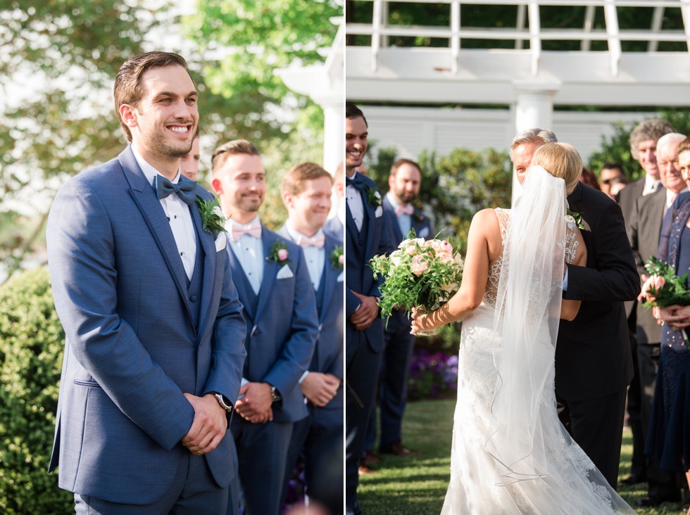 Capital Custom Clothier groom navy tux 