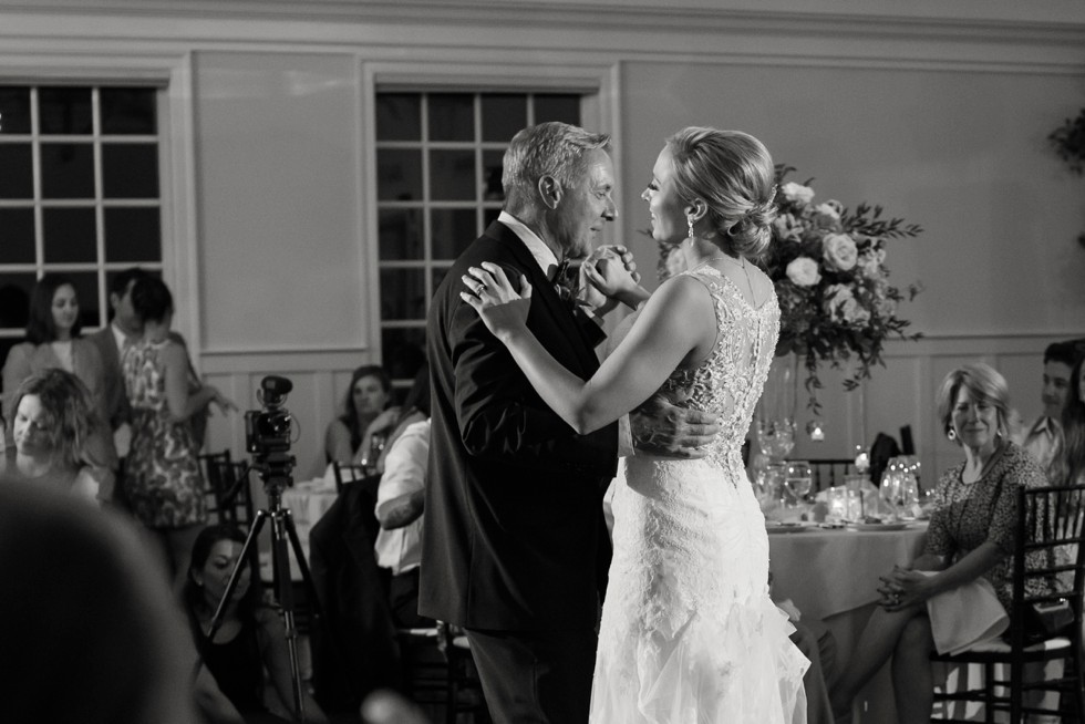 Eastern Shore wedding father daughter dance