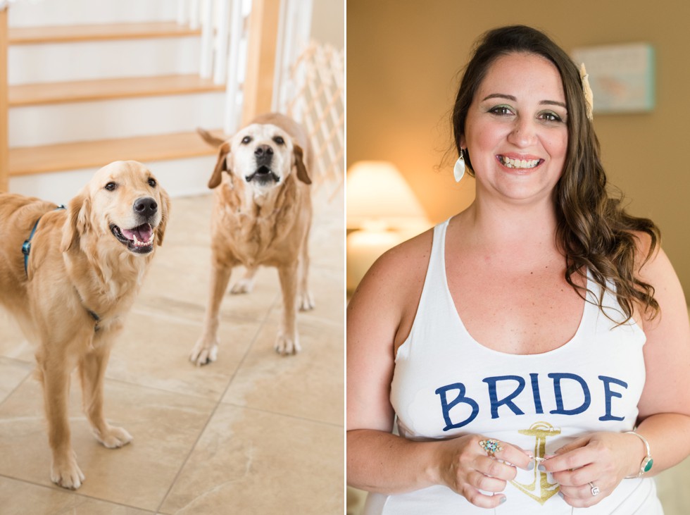 Fenwick Island beach house wedding