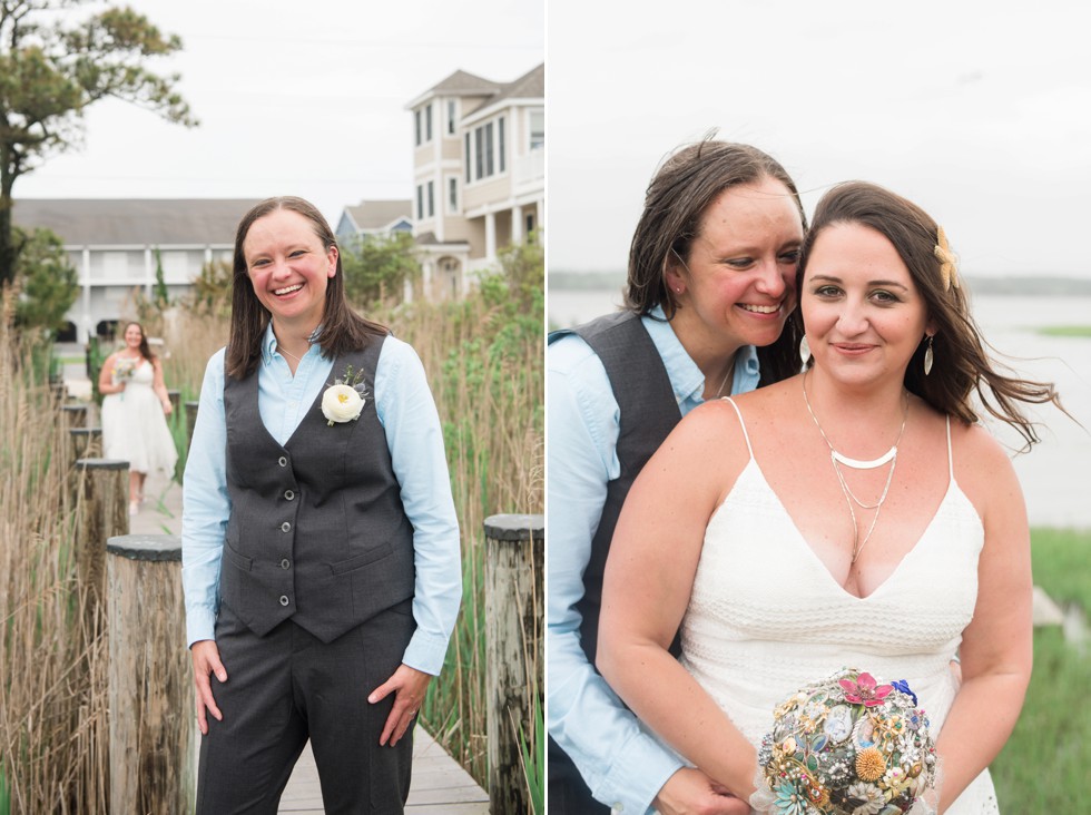 Fenwick Island beach house wedding