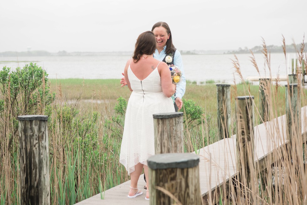 Fenwick Island beach house wedding